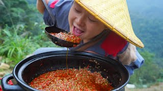 【Shyo video】The peppers come out and it tastes great.