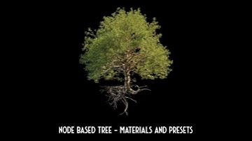 Daily Blender Secrets - MTree node-based tree add-on Materials and presets