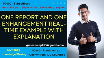 Eén rapport en één verbetering Real-time voorbeeld met uitleg - SAP Material Management