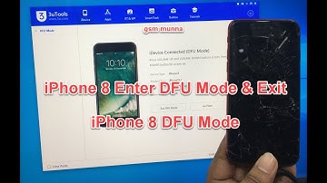 iPhone 8 Enter DFU Mode & Exit
