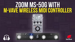 Zoom MS-50G Multistomp with M-vave wireless MIDI screenshot 2