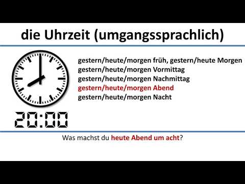 Deutsch Lernen Lektion 7 Die Uhrzeit Youtube