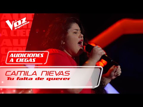 Camila Nievas – “Tu falta de querer” – Audiciones a Ciegas – La Voz Argentina 2021