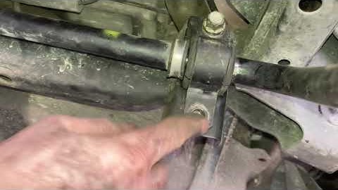 How to replace rear sway bar bushings on a Mazda 5 2009