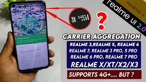 Realme UI 2.0 Realme 6 Carrier Aggregation | Realme 4G+ Network How to Enable | Realme Update