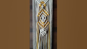 Macrame Wall Hanging #wallhanging #macramewallhanging #macramewalldecor #macramepattern #diymacrame