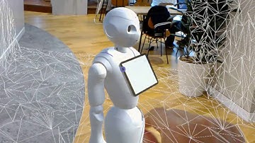 Moving Holographic Pepper with HoloLens .