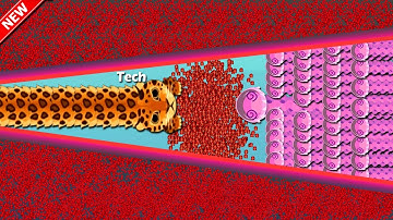 Snake.io New Boss Kruger Snake🐍and Huge number of Jiggles Snake Crazy Battle Game🐍Best Snake.io Game