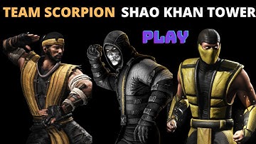 Mortal Kombat Mobile Shao Khan Tower Fragments, Rewards and Talent Points - Team Scorpion Gameplay