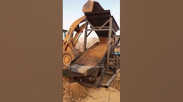 What is the working principle of vibrating screen machine?#vibrating #screen #sand #stone #jycrusher