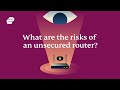 Risks of Using an Unsecured Router 🔒