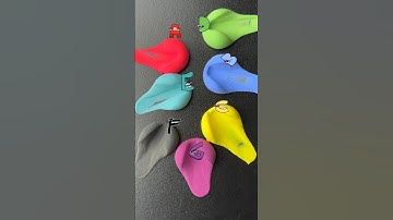 ABCDEF Gun Alphabet lore Letters Experiment #satisfying #clay #colors #fyp