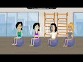 The DISH Girls with Exercise Balls (Gym Uniforms)