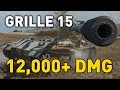 World of Tanks || Grille 15 - 12,000  DMG...