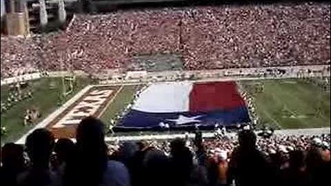 Texas APO UT vs. Texas Tech Flag Run part 1