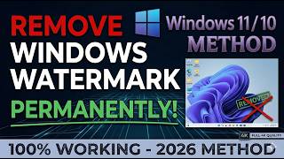 Remove Activate Windows Watermark Permanently | Easy Fix 2026