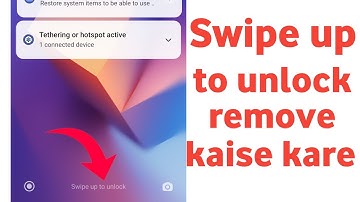 how to remove swipe up to unlock in redmi / swipe up to unlock problem