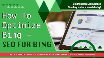 How To Optimize Bing - SEO For Bing