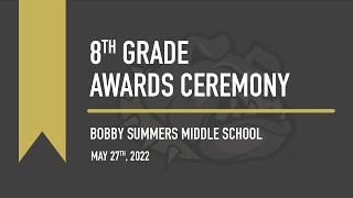 2021-2022 8th Grade Awards