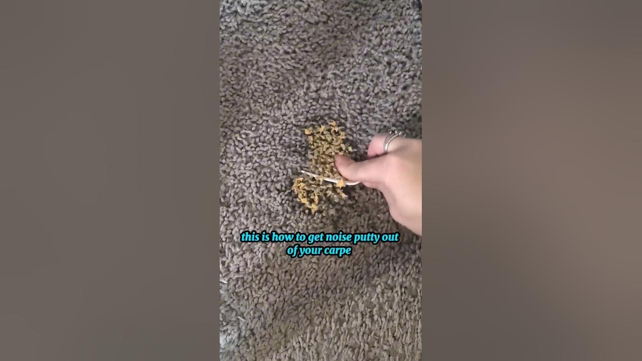How To Get Noise Putty Out Of Carpet