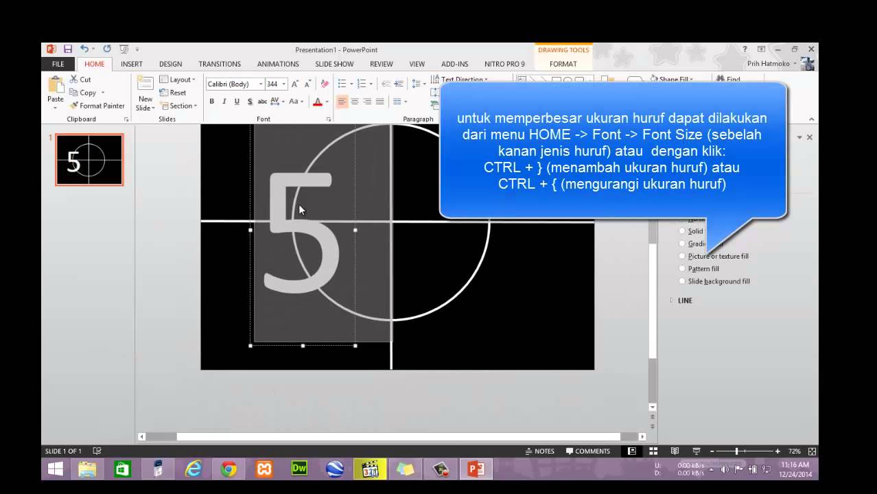 Membuat Presentasi Menarik di Power Point (Slide Pembuka 