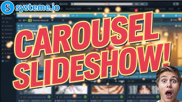 How to Use Carousel And Make a Slideshow in Systeme.io