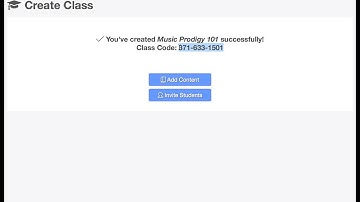 Music Prodigy - How Teachers Create Classes