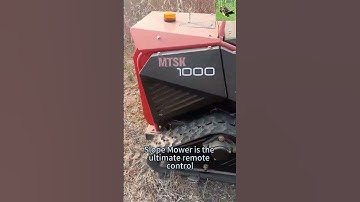 Vigorun brand remote flail mower made by Vigorun Tech