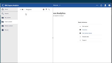 Tutorial 3: KMS Reports Portal - Cognos Analytics Release 11.1
