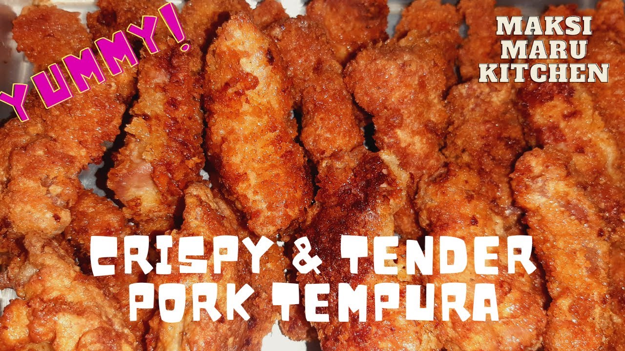 Pork Tempura Pork Tenderloin Tempura Tender and Crispy Porkloin