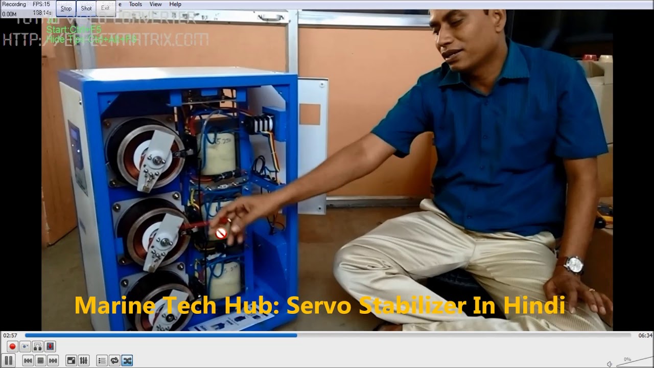 Servo Stabilizer Explaining In Hindi Language For India YouTube