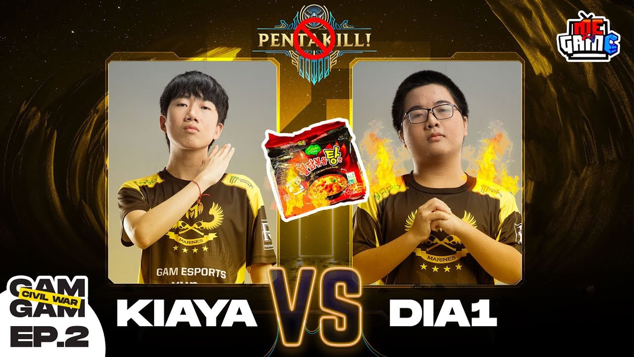 Dia1 Quyết Đơm Kiaya Sau Khi Mất Penta - GAM Solo Mode | Gam Civil War #2
