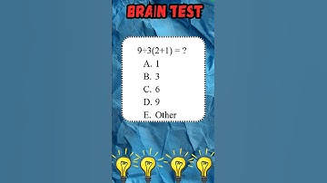 IQ TEST II Think You’re Smart? Prove It! 🧠 | Ultimate IQ Test ll iq test #iq #braintest
