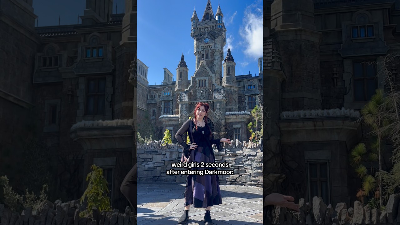 who has visited Epic Universe?! Darkmoor went CRAZYY #epicuniverse #universal #themepark #darkmoor