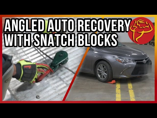 Auto Recovery at an Angle with Snatch Blocks (with Hook) 