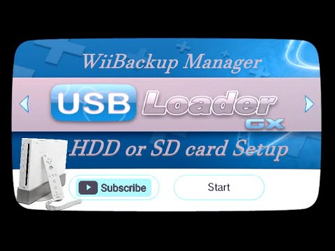 Wash windows Gum Upset WII BACKUP MANAGER SETUP FOR HDD or MicroSD CARD for USB LOADER GX - YouTube