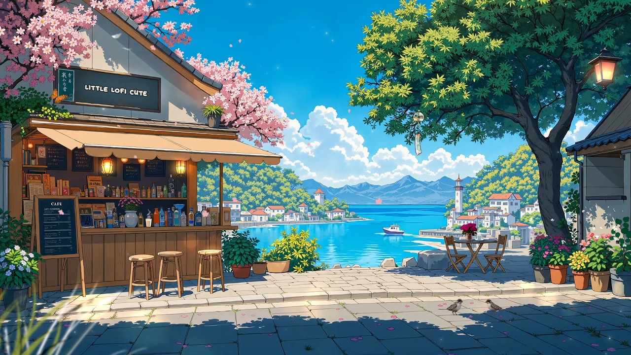 Summer Morning Chill 🌿☕ Postive Lofi Hip Hop & Nature Views to Help You Feel Better