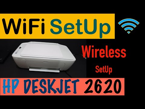 HP Deskjet 2620 WiFi SetUp, Wireless SetUp !! 