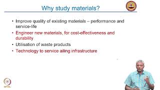 Introduction to Construction Materials (Part 1) #ch23sp #swayamprabha