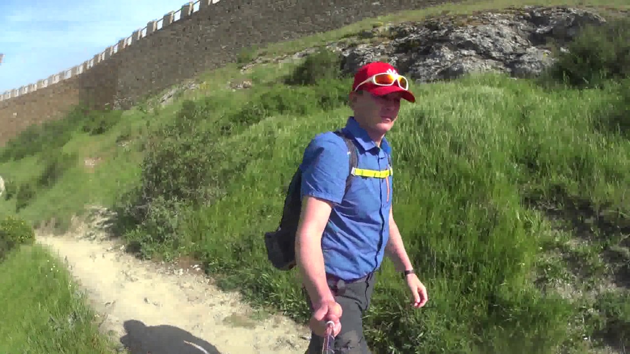 Walking in Genoese fortress. Sudak CRIMEA May 2017