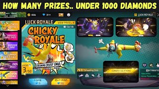 Screaming Chicky New XM8 Skin 🤯 | Chicky Royale | New Xm8 Skin 🥵 | ff new event | New Luck Royale