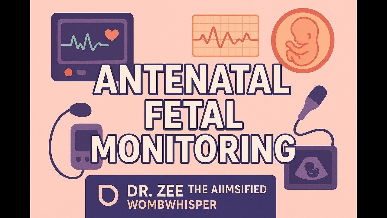 ANTEPARTUM FETAL MONITORING | Simplified & AIIMSified | Dr. Zee's OBGYN ...