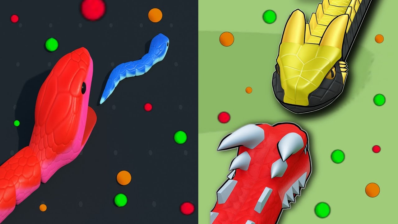 Snake Clash.io VS Snake Hero - Epic Best Comparison! Which is the Best? #gamingvideos 