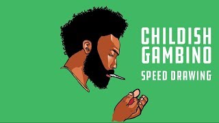 Childish Gambino- Speed Drawing