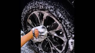 Wheel Scrubbing ASMR: Satisfying Mazda CX-5 Wheel Cleaning #shorts