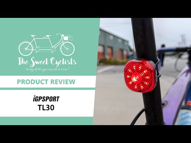 iGPSPORT TL30 Bike Smart Taillight Review - feat. 50 Lumen +