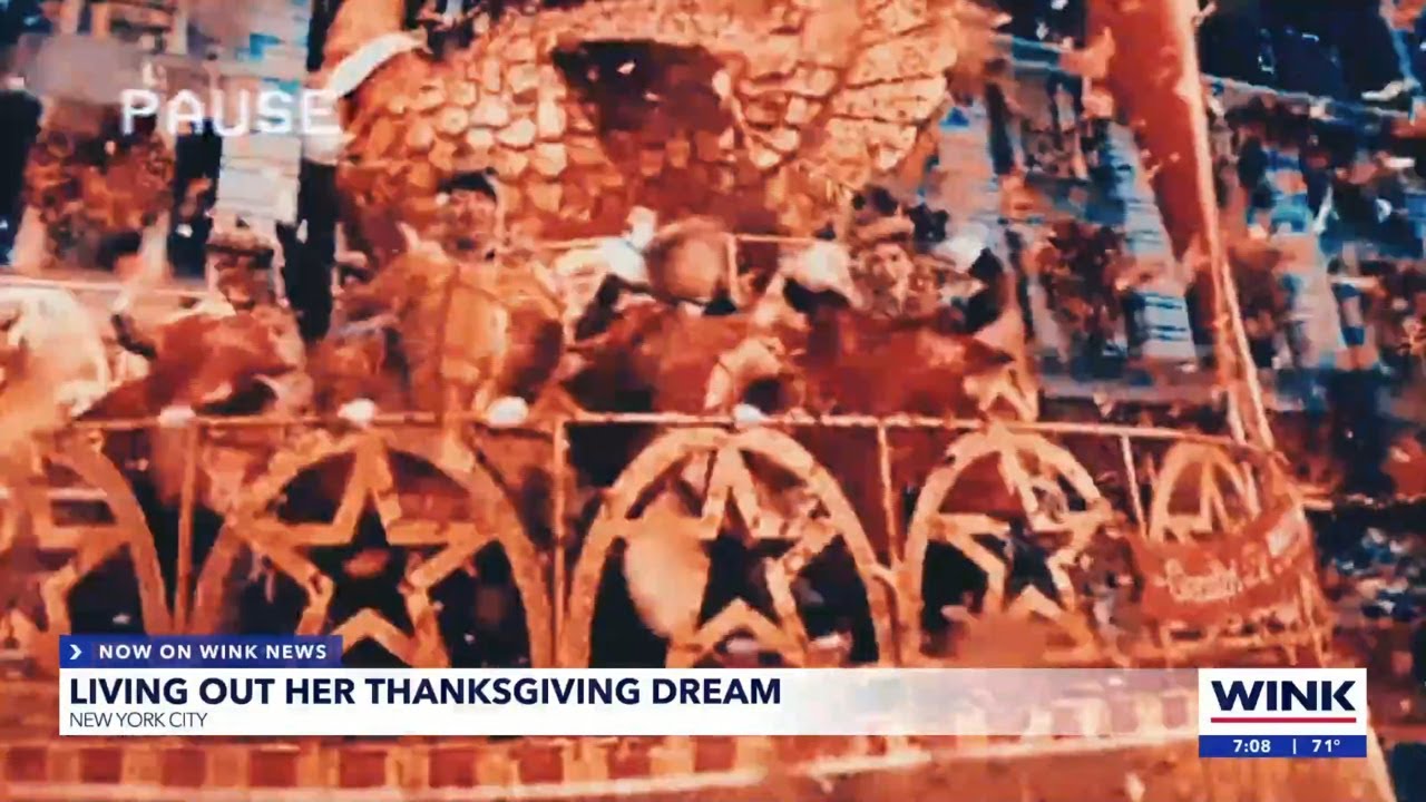 WINK News meteorologist lives out her dream at Macy's Thanksgiving Day Parade