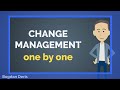 Change Management introduction - One by one | Kotter's change model | CM steps |