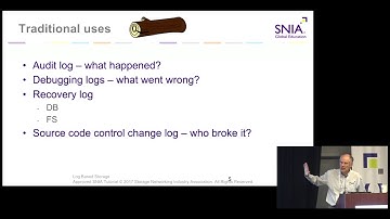 SDC 2017 - Log-based Storage - Mark OConnell