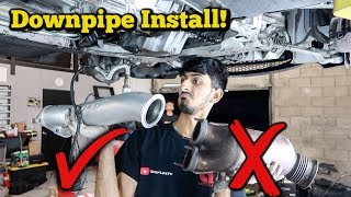 How To Install Downpipe On Your N55 BMW (VRSF DP on E82)
